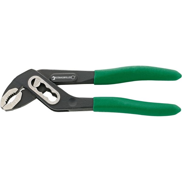 Stahlwille Tools MINI-waterpump plier L.125mm max.jaw opening 25mm head black lacquered, polished handles dip-coated 65156125